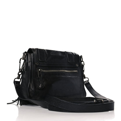 Proenza Schouler Lambskin Fringe PS1 Crossbody Pouch Black 3 of 8