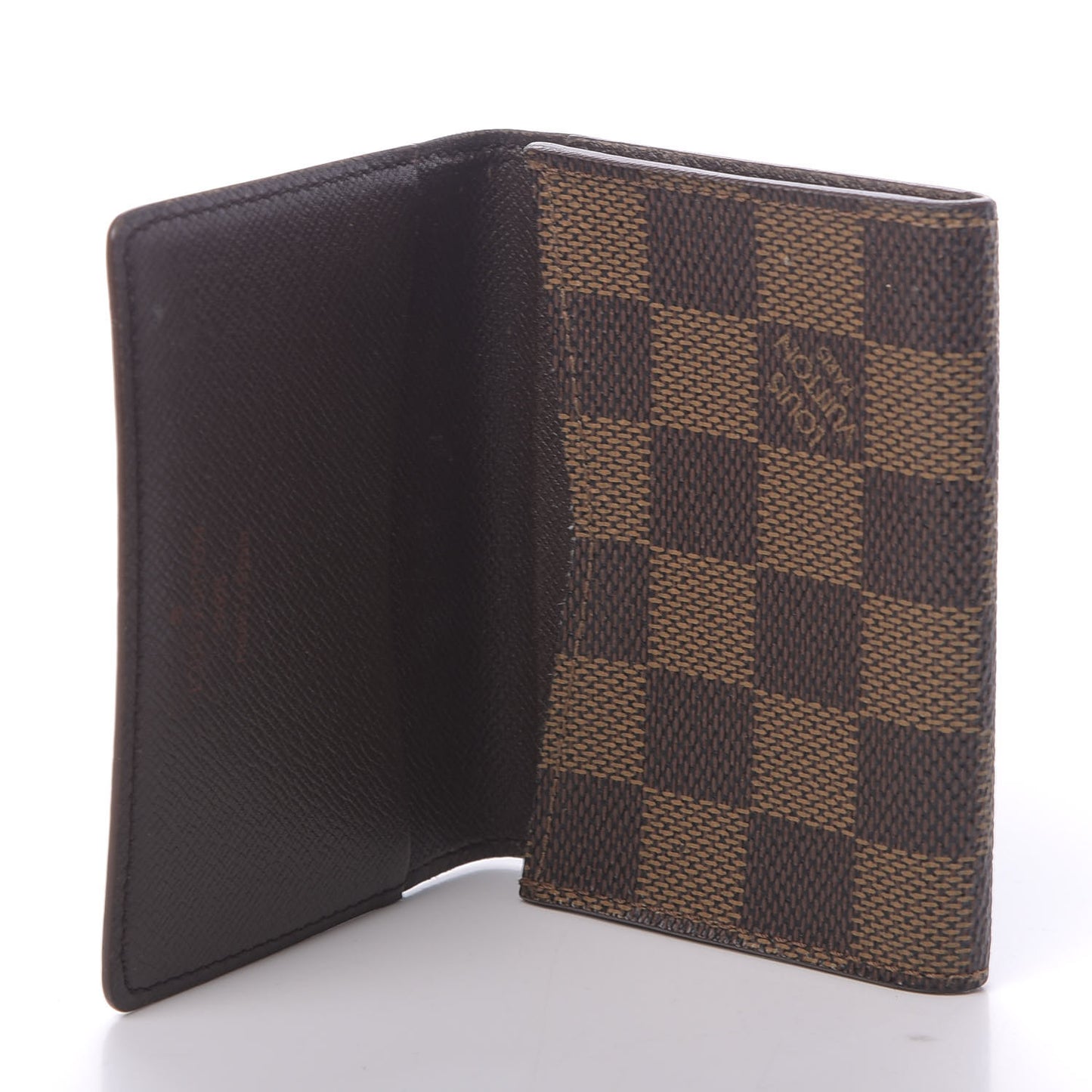 Damier Ebene Business Card Holder