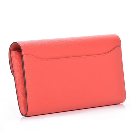 Hermes Epsom Constance Long Wallet Rose Jaipur 2 of 8