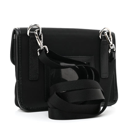 Prada Re-Nylon Saffiano Smartphone Case Crossbody Black 3 of 9