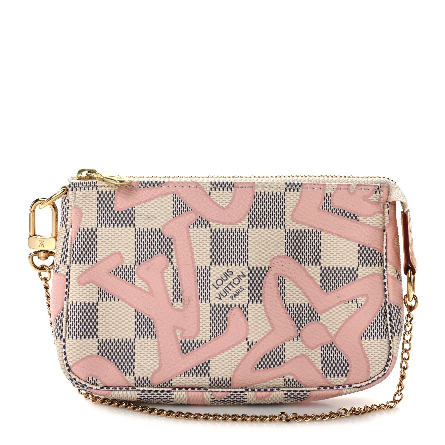 Louis Vuitton Damier Azur Tahitienne Mini Pochette Accessories 1 of 10