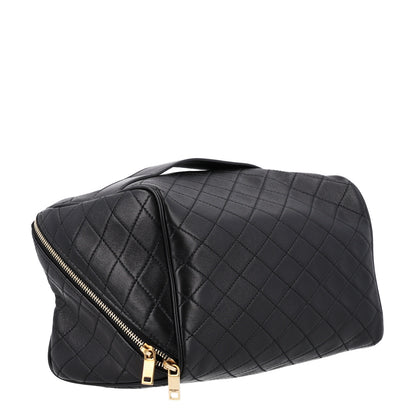 Saint Laurent Lambskin Quilted Gaby Vanity Case Black 3 of 11