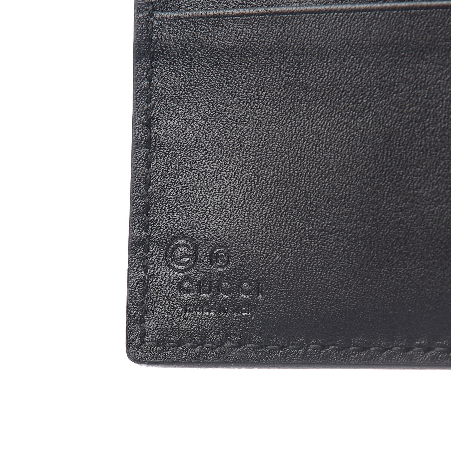 Microguccissima Passport Case Black
