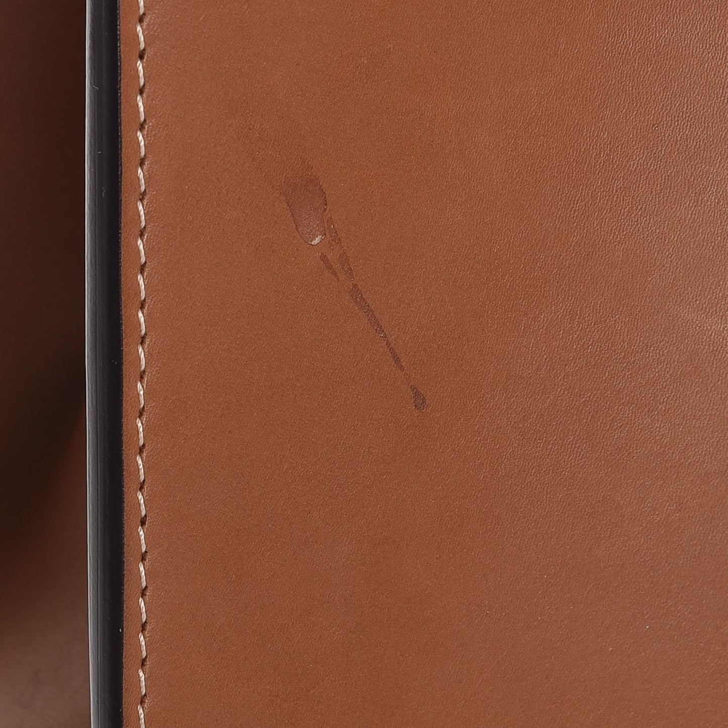 Smooth Calfskin Large Edge Shoulder Bag Camel
