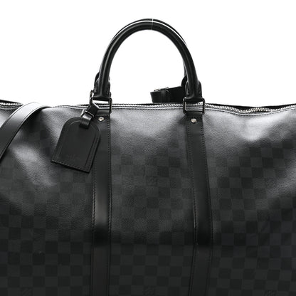 Louis Vuitton Damier Graphite Keepall Bandouliere 55 7 of 11