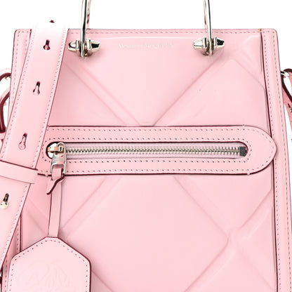 Alexander McQueen ALEXANDER MCQUEEN Calfskin Quilted The Short Story Shoulder Bag Pink 8 of 12
