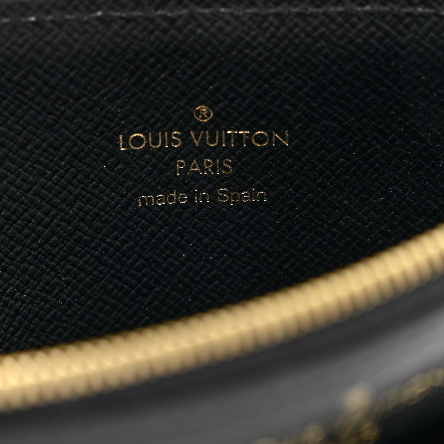 Monogram Slim Purse Black