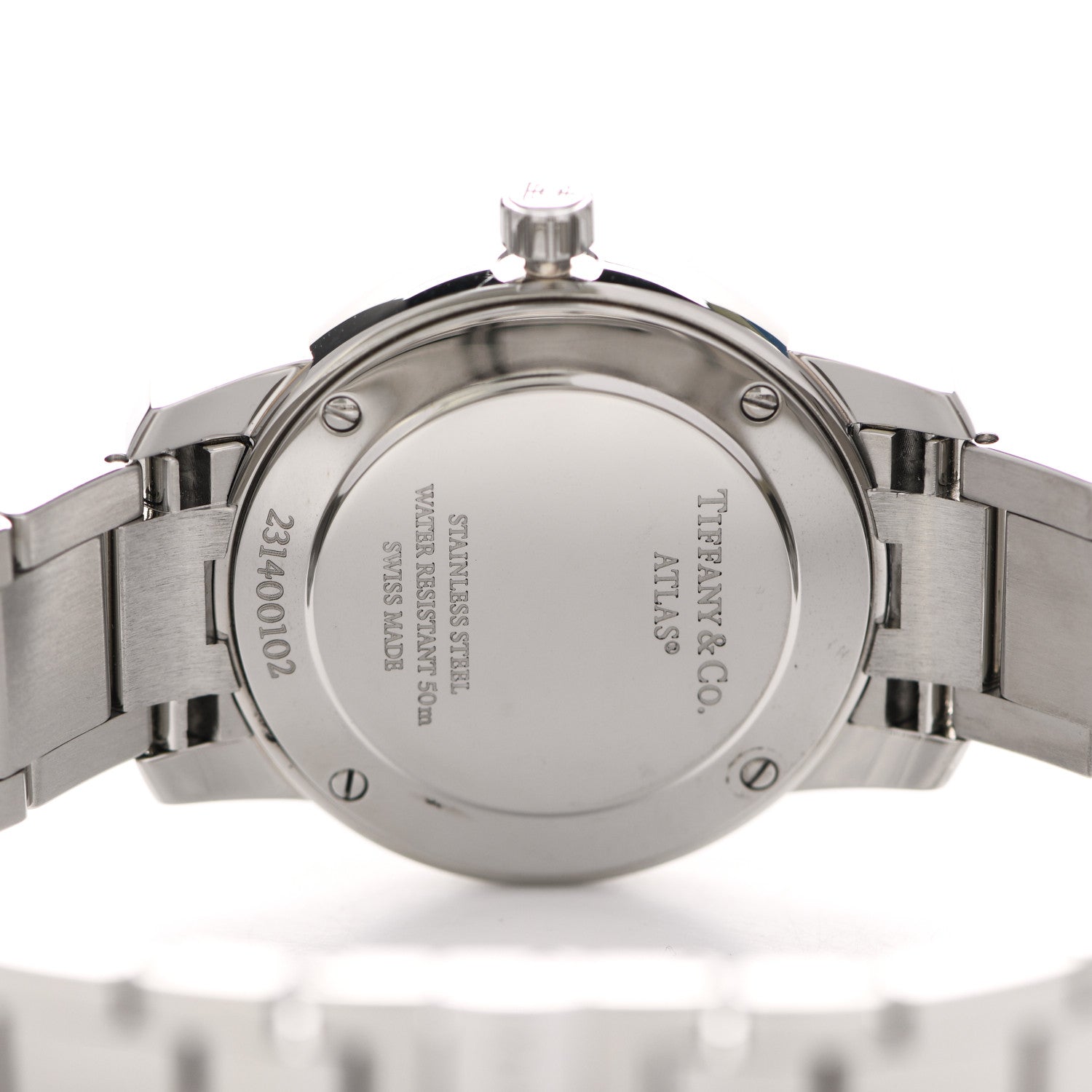 Tiffany Stainless Steel 29mm Atlas 2-Hand Quartz Watch Black 4 of 5