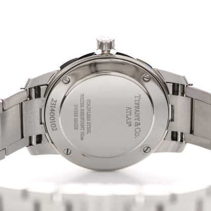 Tiffany Stainless Steel 29mm Atlas 2-Hand Quartz Watch Black 4 of 5