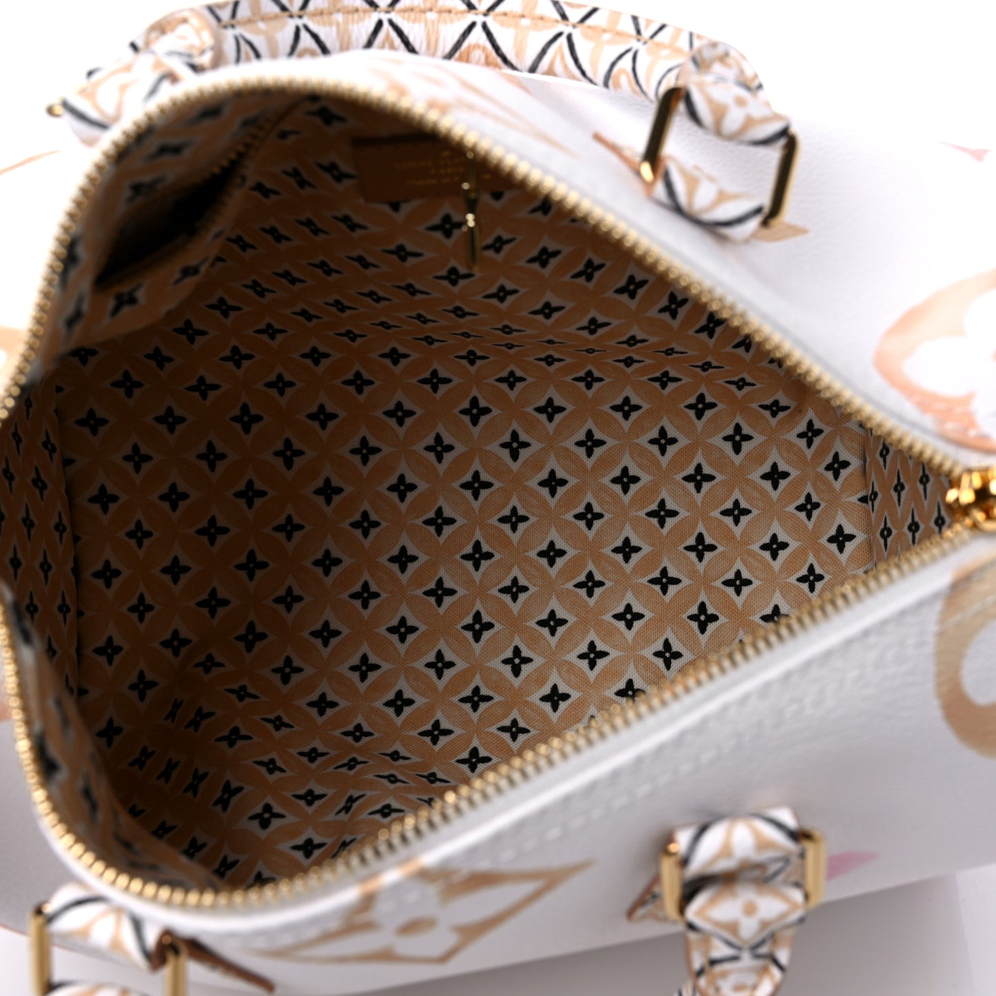 Monogram Giant By The Pool 2.0 Speedy Bandouliere 25 Beige