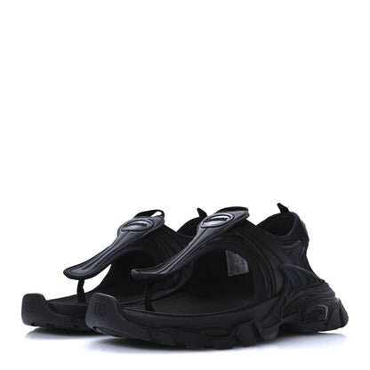 Balenciaga Neoprene Rubber Thong Sandals 37 Black 4 of 9