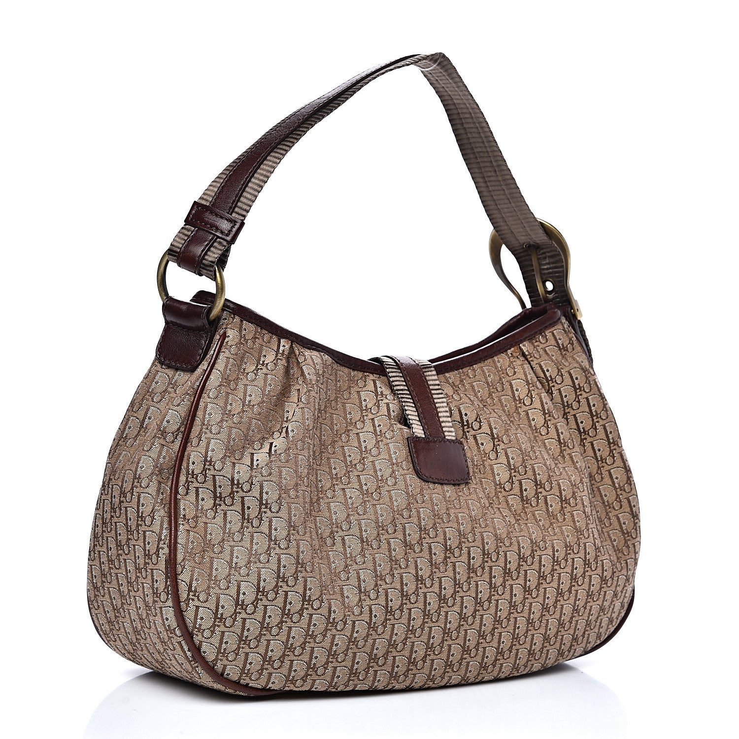 Christian Dior Monogram Hobo Brown 2 of 8