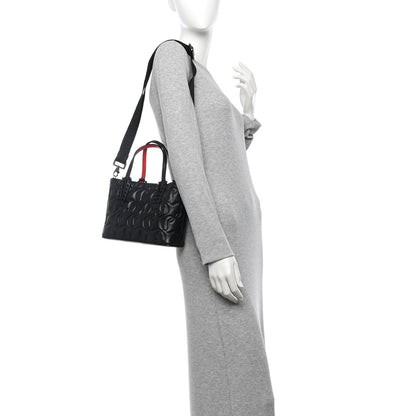Christian Louboutin Nappa Embossed Mini East West Cabata Tote Black 2 of 10