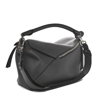 Loewe Calfskin Large Puzzle Edge Bag Dark Grey 2 of 9