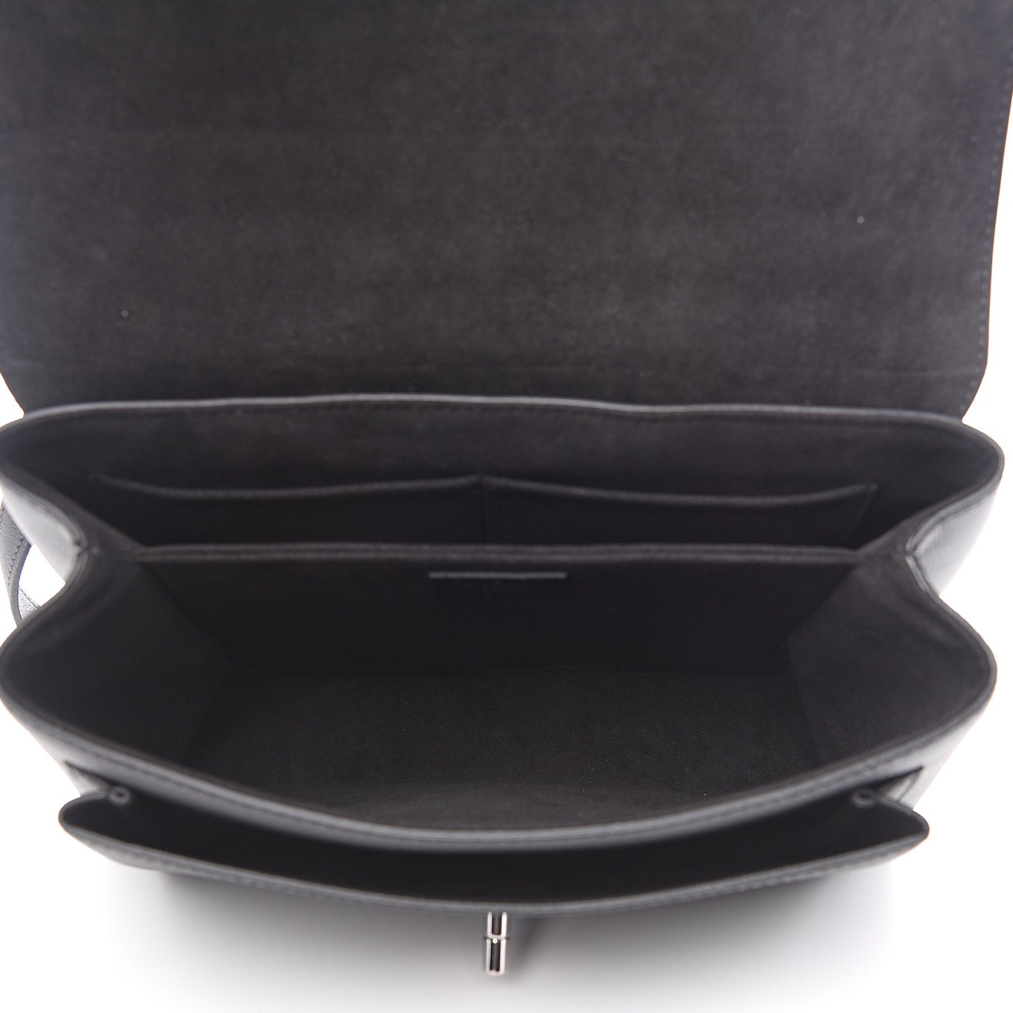 Soft Calfskin My Lockme Top Handle Black