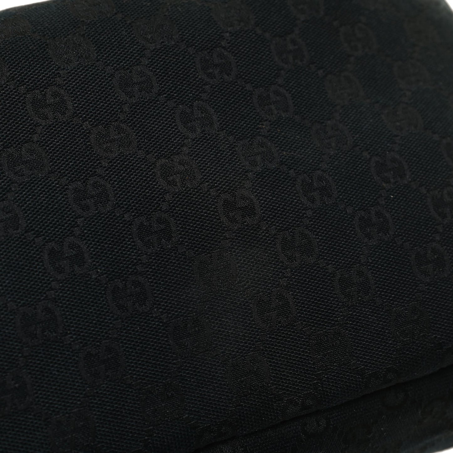 Monogram Medium Horsebit Chain Hobo Black