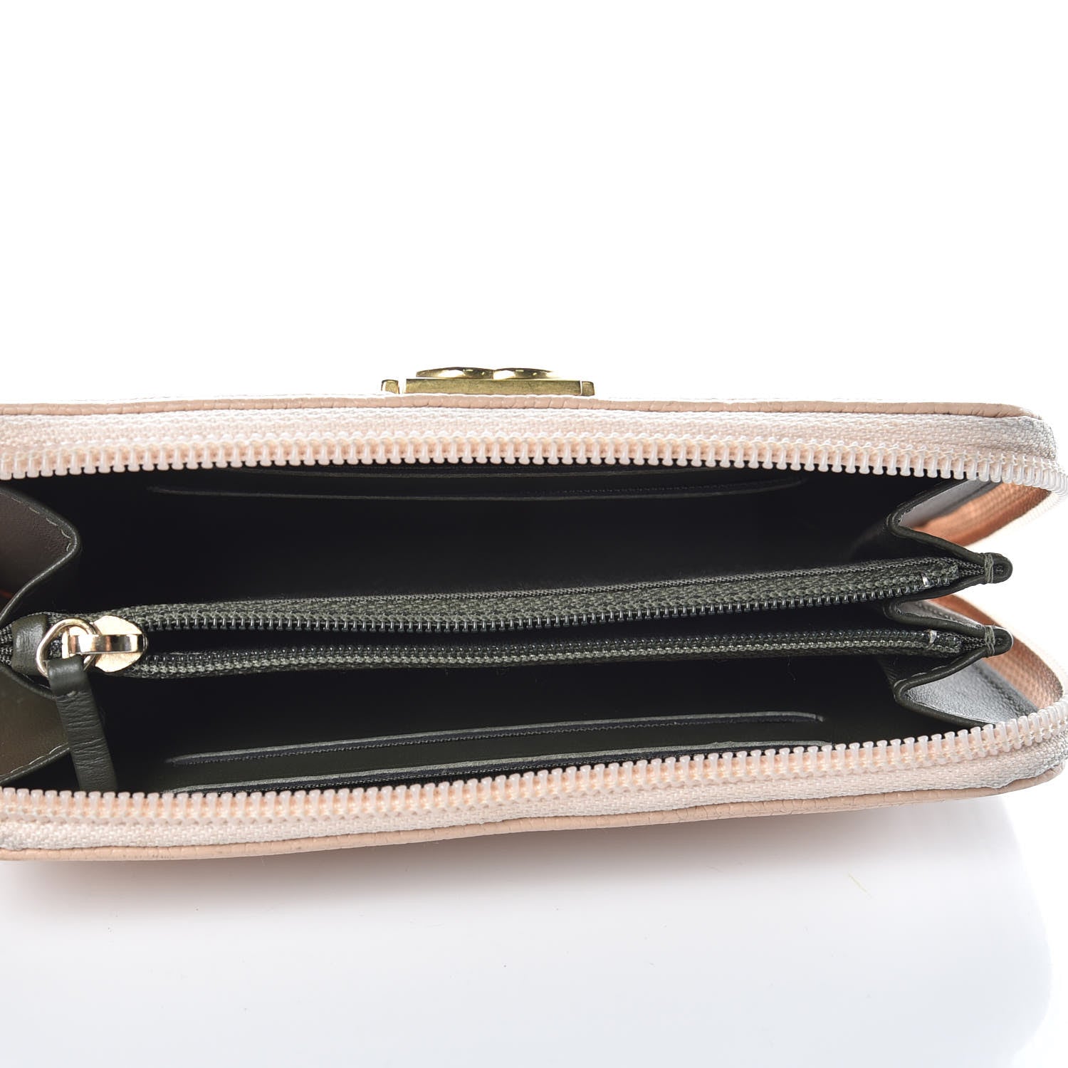Chanel Caviar Quilted Small Boy Zip Around Wallet Beige 5 of 14