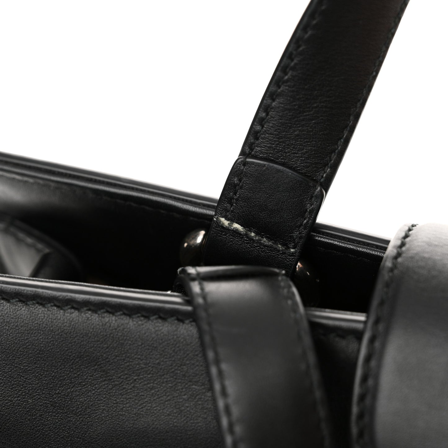 Calfskin Web Medium Dionysus Tote Bag Black