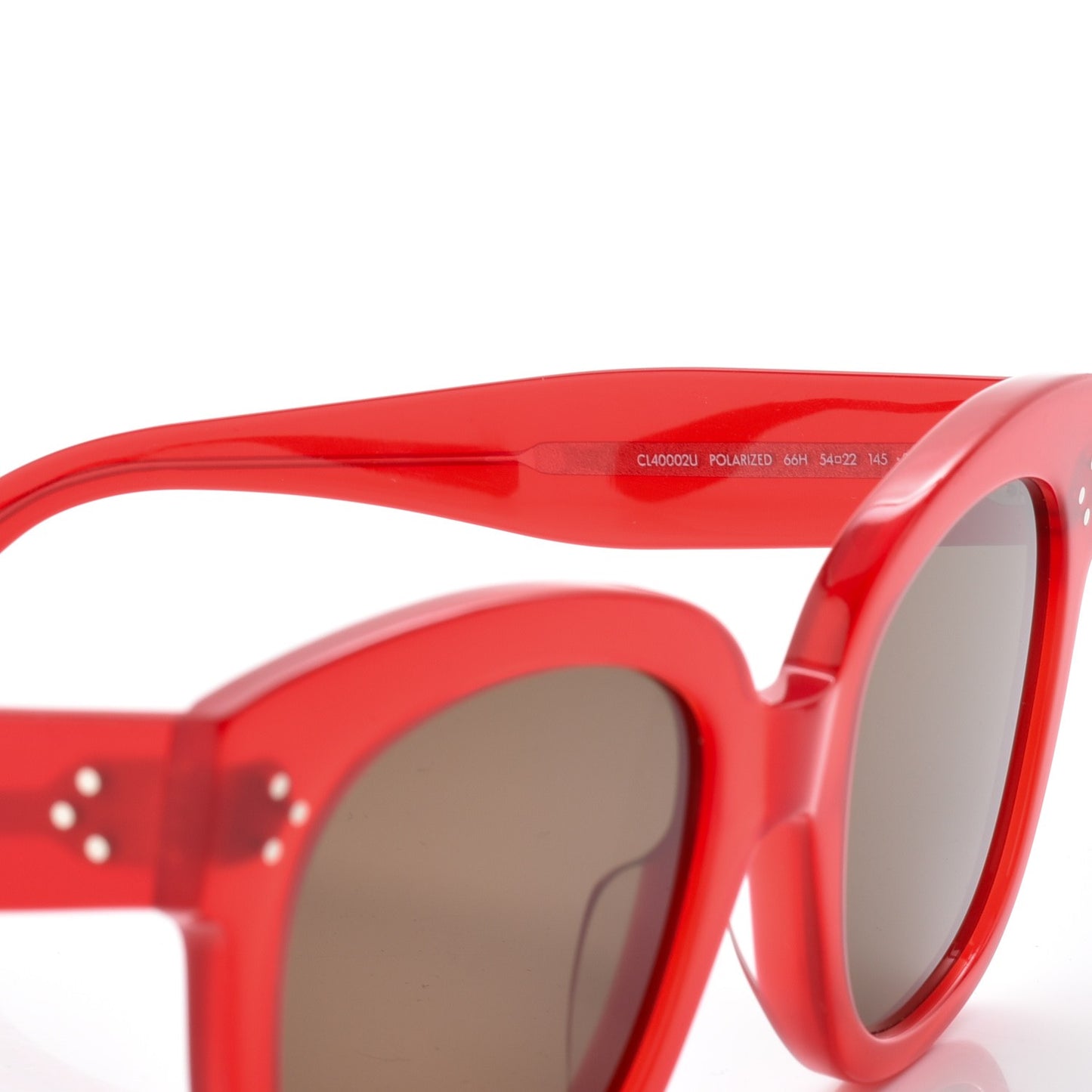 Square Sunglasses CL40002U Milky Red