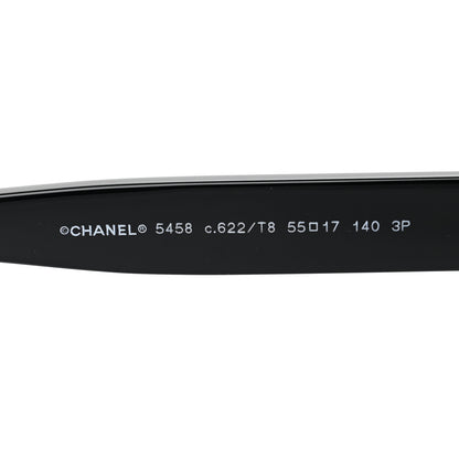 Chanel Acetate Pantos Logo Sunglasses 5458 Black 5 of 8