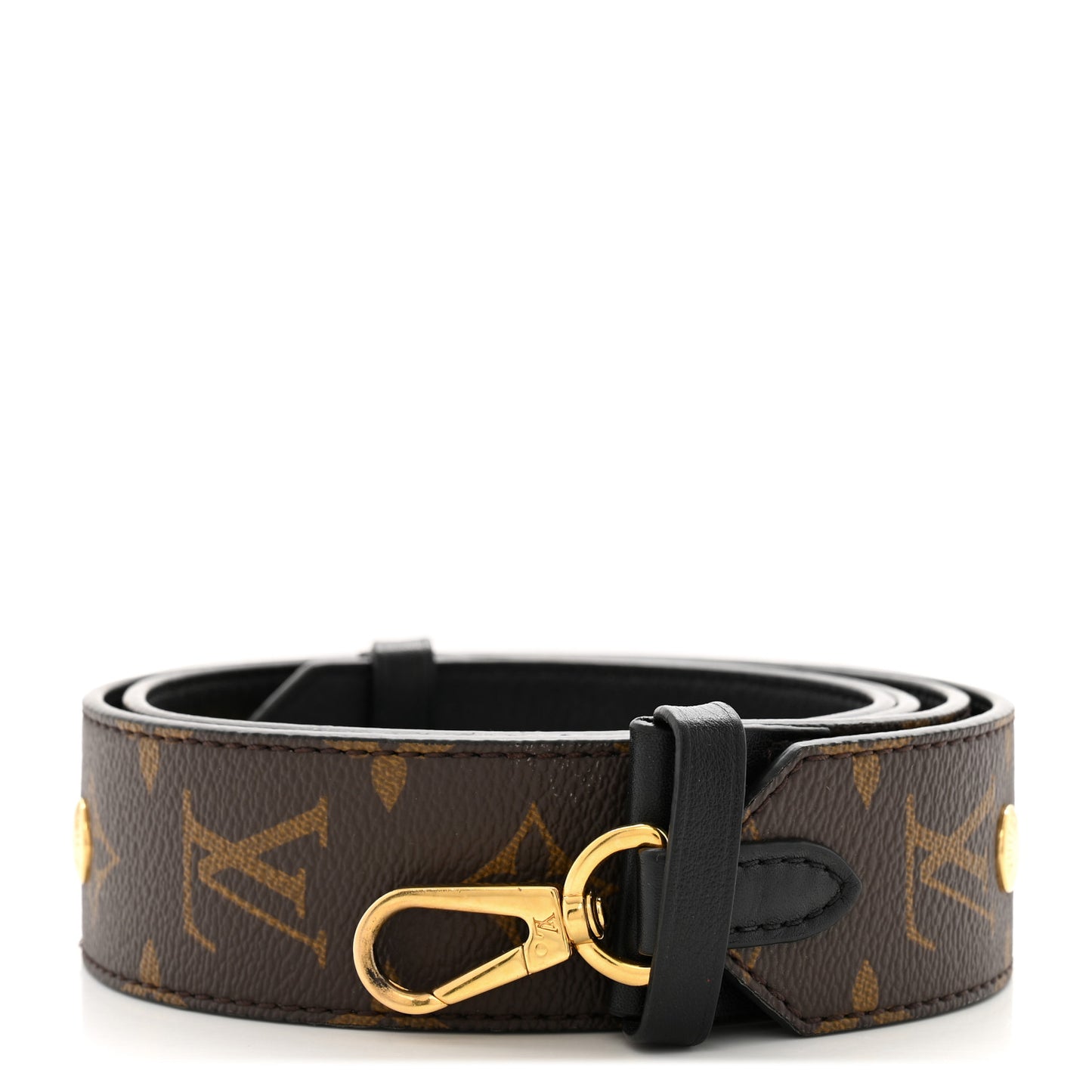 Monogram Adjustable Bandouliere Shoulder Strap Black