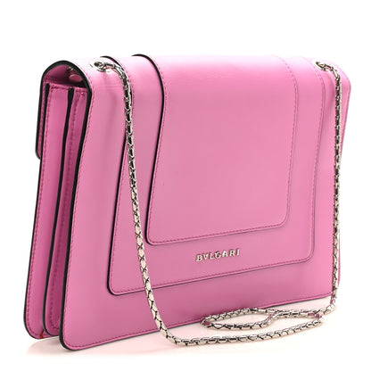 Bulgari Calfskin Serpenti Forever Shoulder Bag Pink 4 of 11