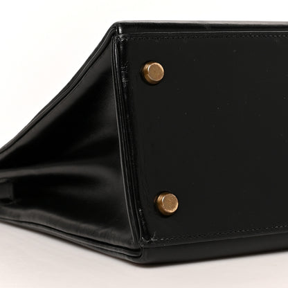 Hermes Box Kelly Retourne 28 Black 8 of 12