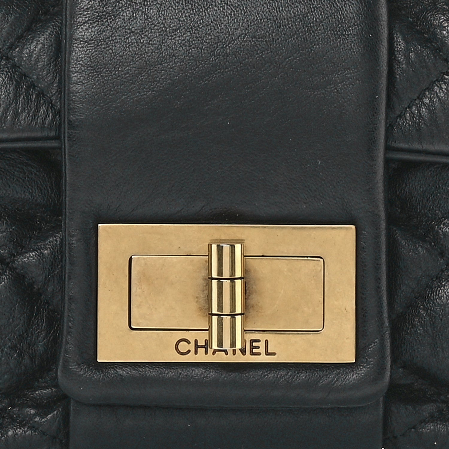 Chanel Sheepskin Mademoiselle Clutch Black 9 of 12