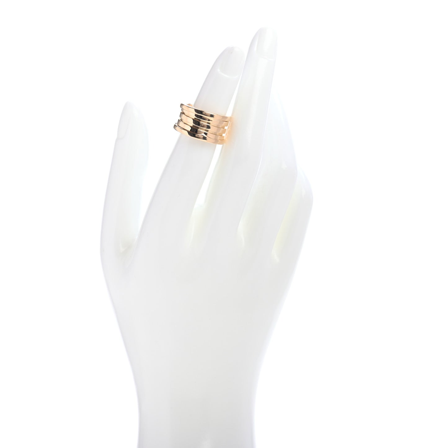 18K Yellow Gold B.Zero1 Four-Band Ring 50 5.25