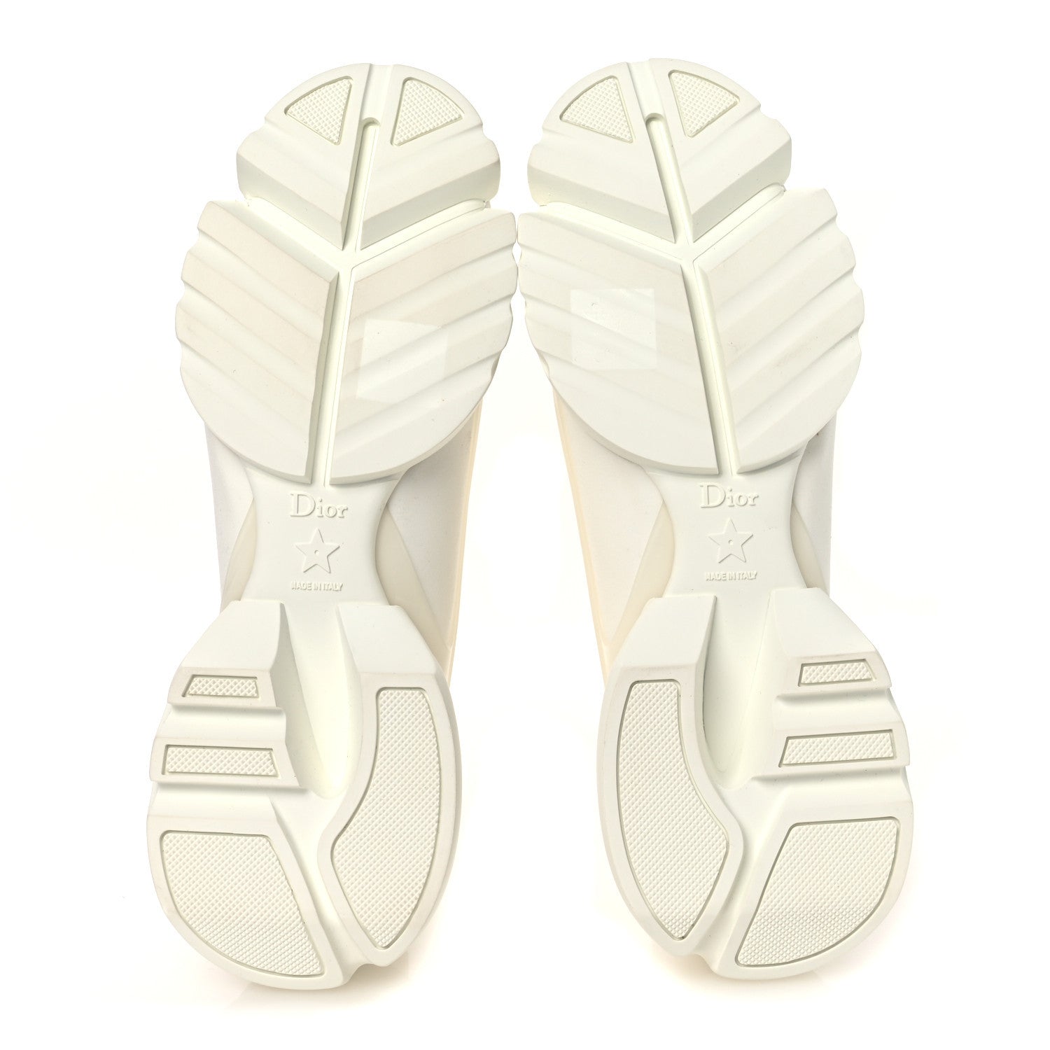 Christian Dior Technical Fabric Rubber Womens D-Connect Sneakers 39.5 White 7 of 11