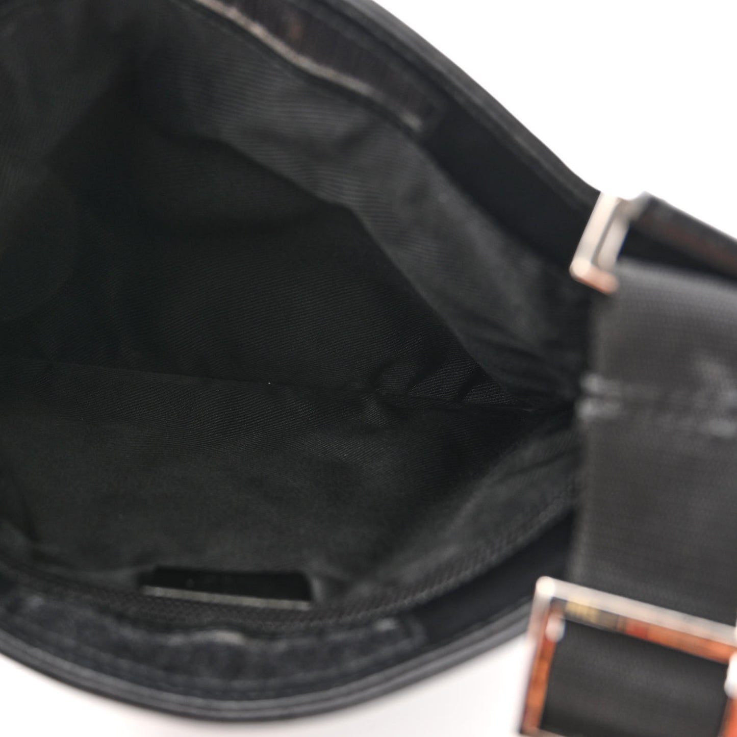 GG Monogram Messenger Crossbody Bag Black