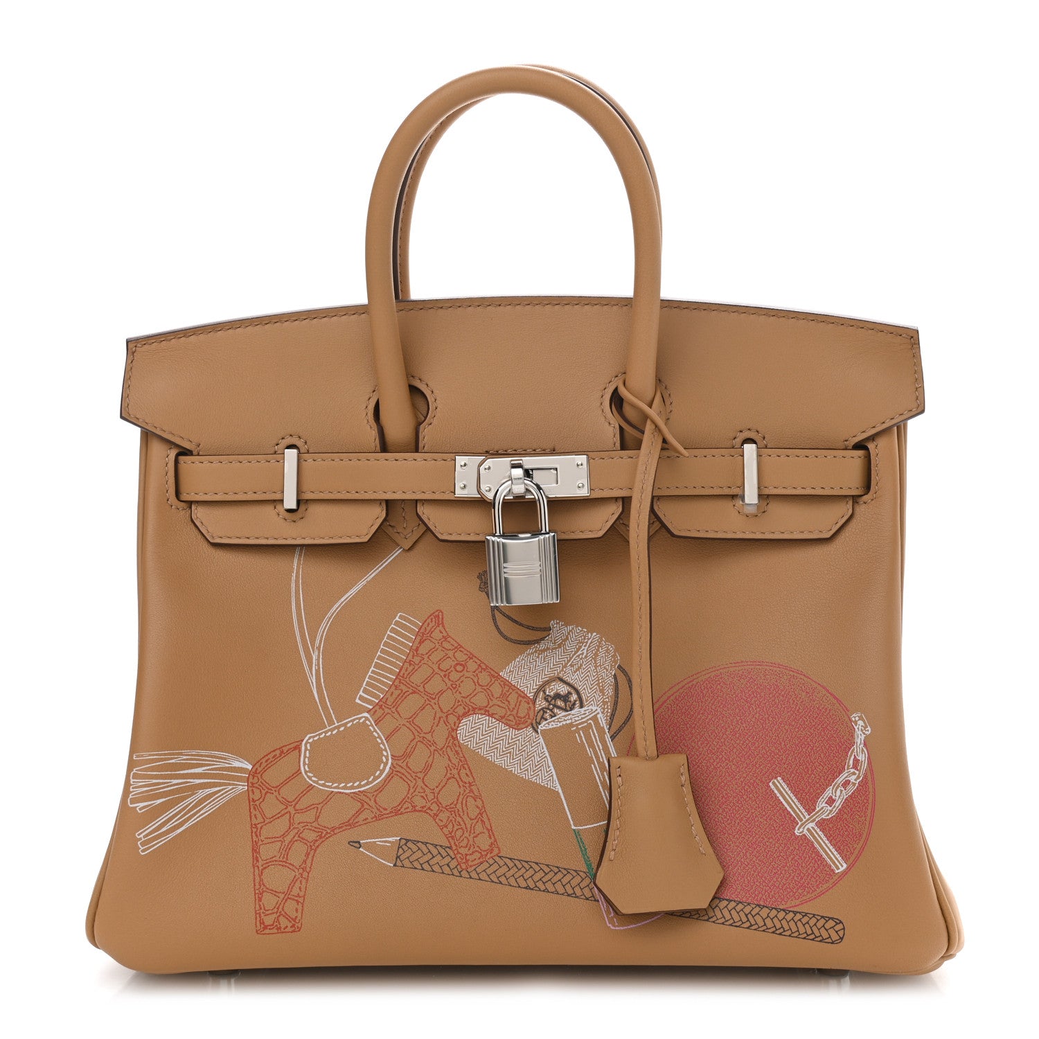 Hermes Swift In & Out Birkin 25 Biscuit 1 of 11
