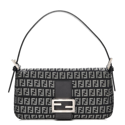 Fendi Zucchino Baguette Black 1 of 7