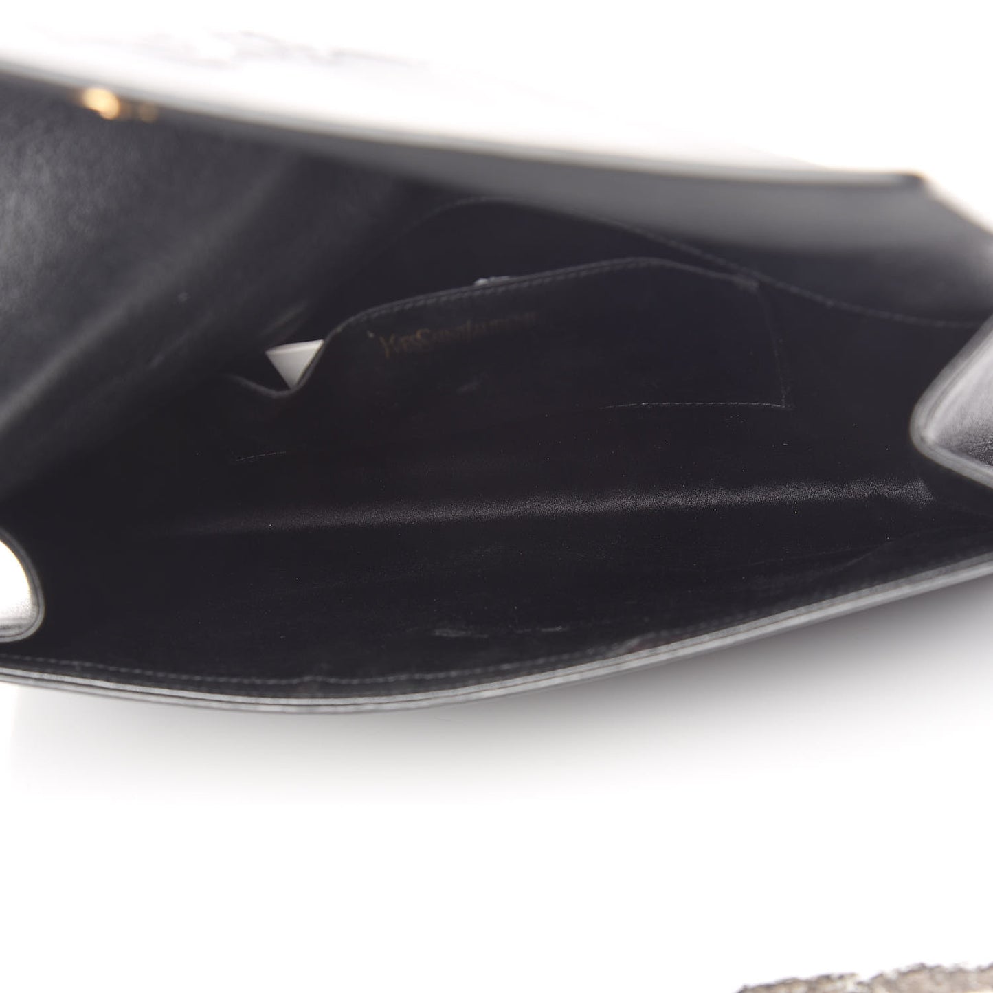 Calfskin Monogram Large Belle De Jour Clutch Black