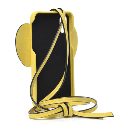 Loewe Calfskin Elephant Iphone X/XS Case Yellow 3 of 7