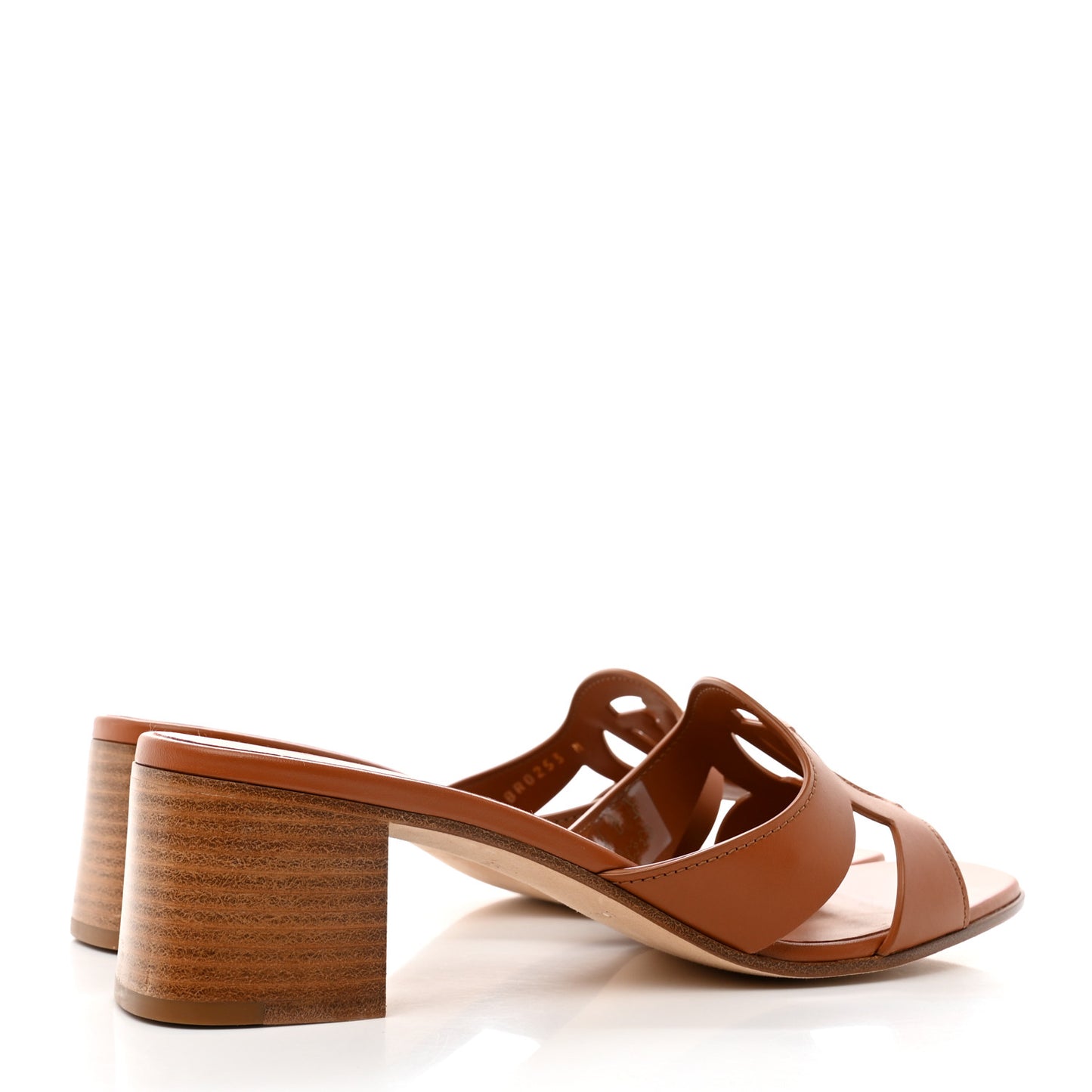 Calfskin LV Isola Mules 40 Cognac