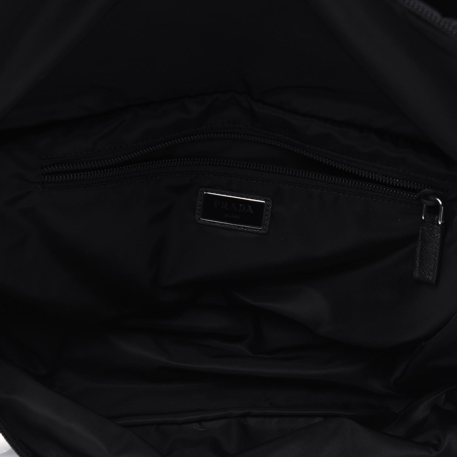 Prada Tessuto Nylon Belt Bag Black 6 of 12