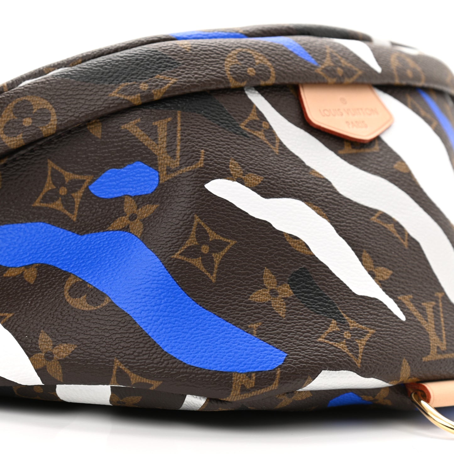 X LOL Monogram Bumbag Blue Silver
