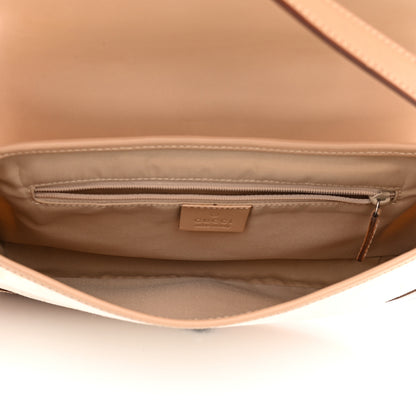 Gucci Monogram Small Jackie O Hobo White Brown 5 of 11