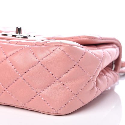 Chanel Lambskin Quilted Mini Square Flap Pink 9 of 13