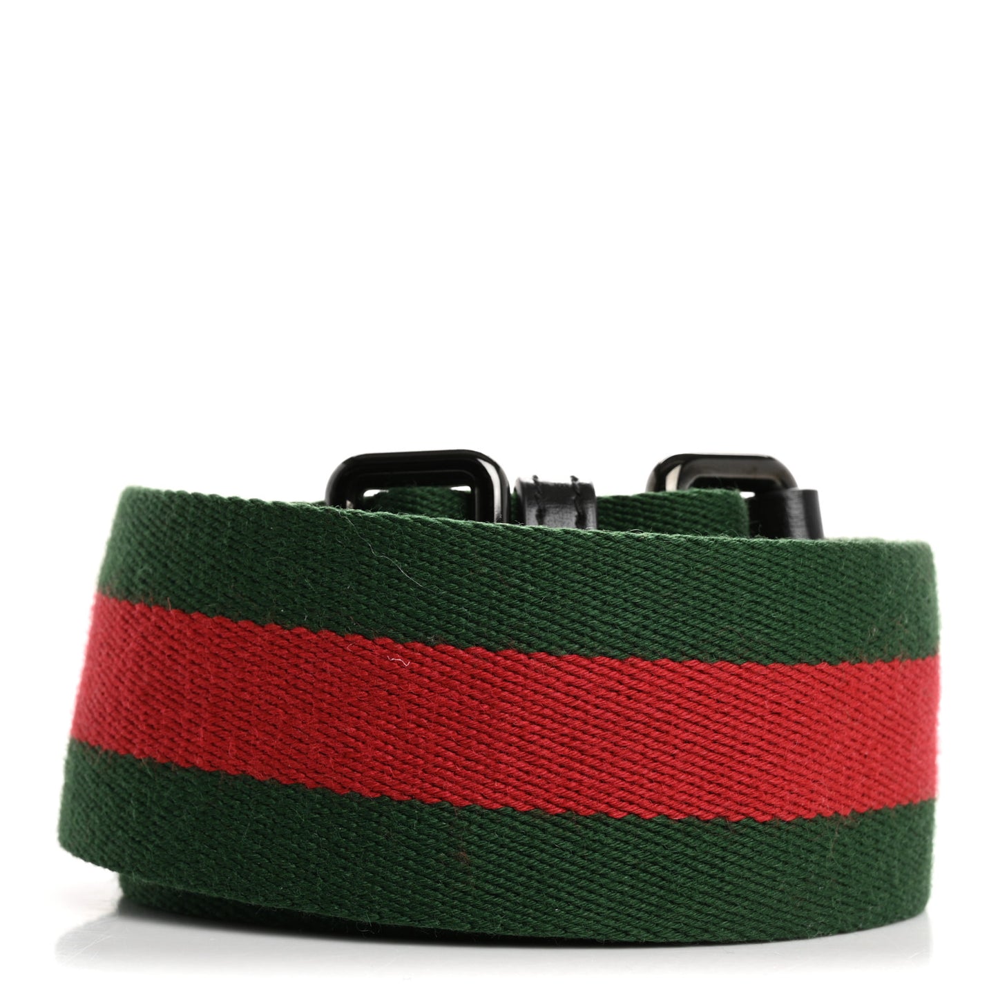Canvas Web Shoulder Strap Green Red