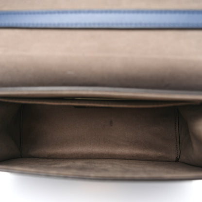 Fendi Vitello Century Opaco F is Fendi Kan I Shoulder Bag Blu Scuro 5 of 14