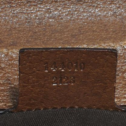 Gucci Monogram Studded Pelham Runway Flap Bag Brown 6 of 7