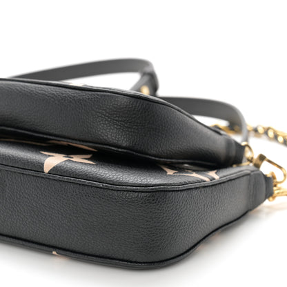 Louis Vuitton Empreinte Monogram Giant Multi Pochette Accessories Black Beige 10 of 10