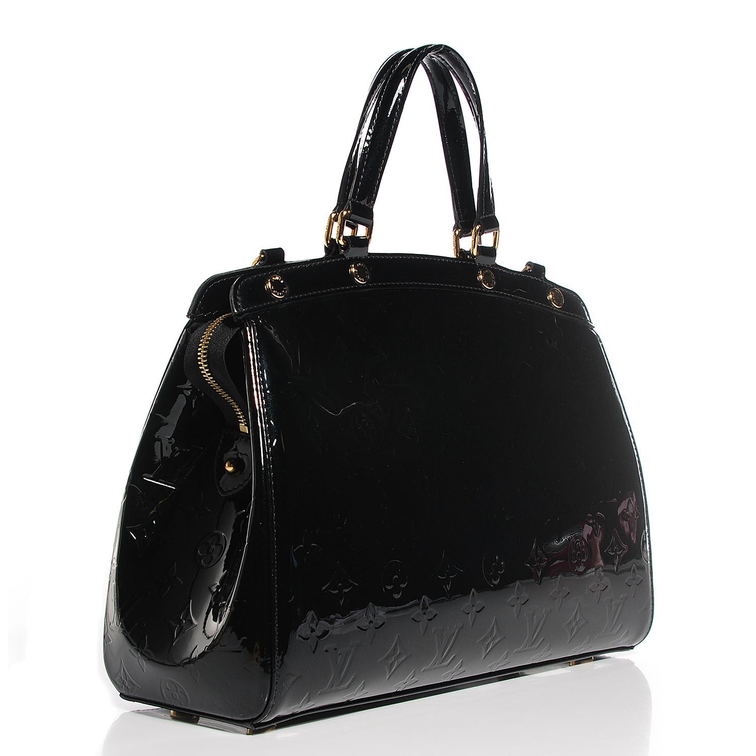 Louis Vuitton Vernis Brea MM Black 3 of 7