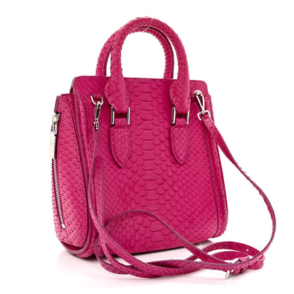 Alexander McQueen Snakeskin Mini Heroine Pink 3 of 11