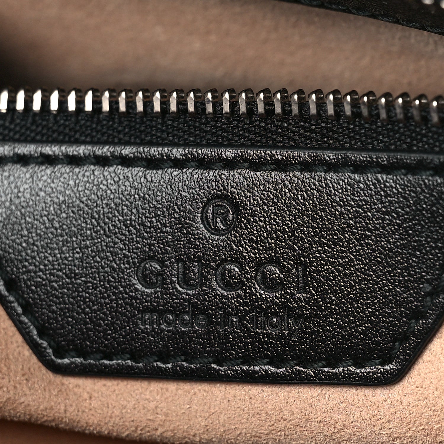 Gucci Calfskin Matelasse Aria Medium GG Marmont Shoulder Tote Black 6 of 10