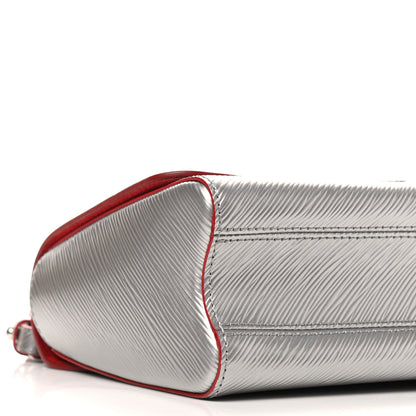 Louis Vuitton Epi Braided Twist Shoulder Bag MM Rainbow Silver 5 of 8