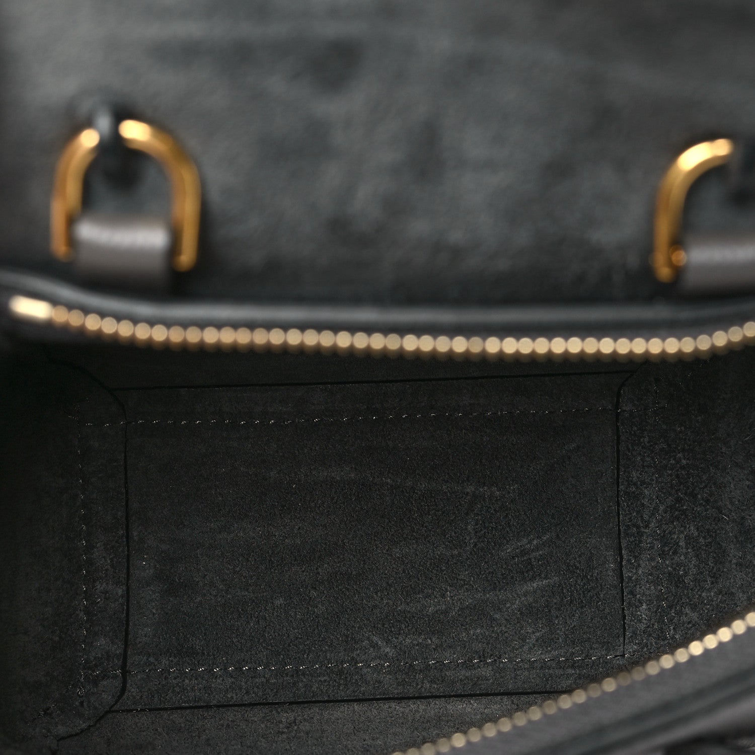 Celine Grained Calfskin Pico Belt Bag Grey 5 of 10