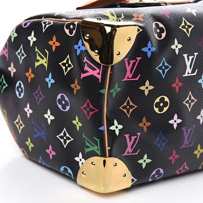 Louis Vuitton Monogram Multicolor Speedy 30 Black 7 of 11